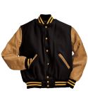 Black And Brown Varsity Jacket