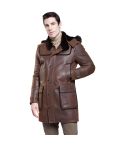 Hamilton Style Leather Shearling Jacket