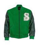 Men Varsity Jacket With Chenille Patches