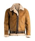 Men B3 Aviator Brown Leather Jacket