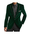 Slim Fit Velvet Tuxedo Smoking Jacket