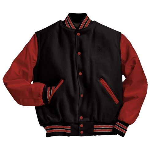 Black And Red Varsity Jacket