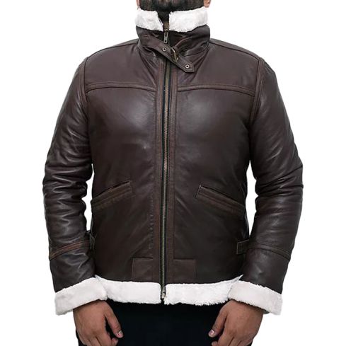 Classic Brown Aviator Jacket