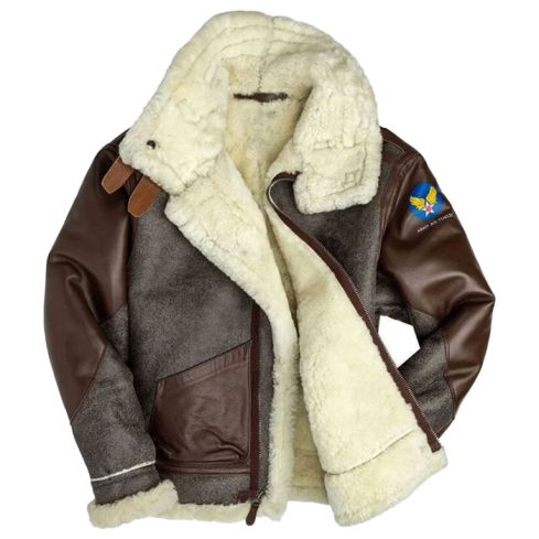 Cockpit Men’s Vintage B3 Bomber Leather Jacket