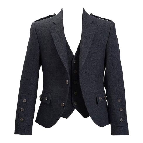Crail Charcoal Tweed Classic Jacket