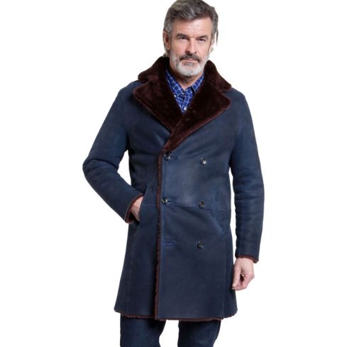 Gentlemen Reversible Shearling Coat
