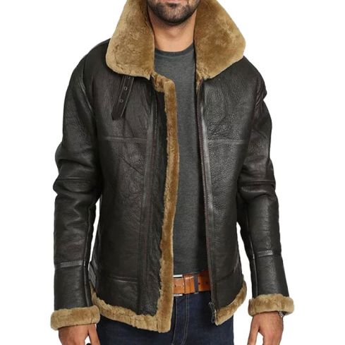 Genuine Brown B3 Bomber Jacket