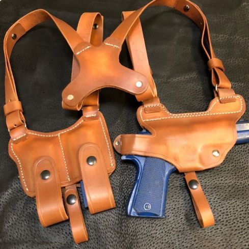 Handmade Leather Shoulder Holster