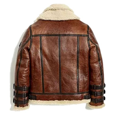 Men Barbados Double Collar B3 Bomber Jacket