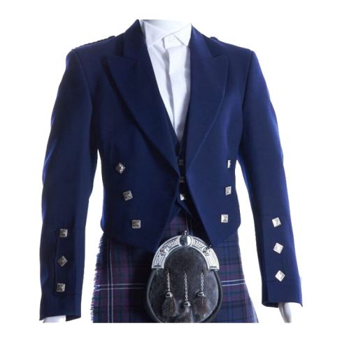 Navy Blue Prince Charlie Jacket