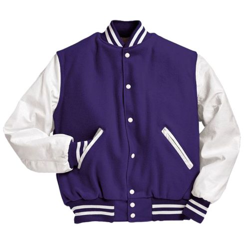 Blue And White Varsity Jacket
