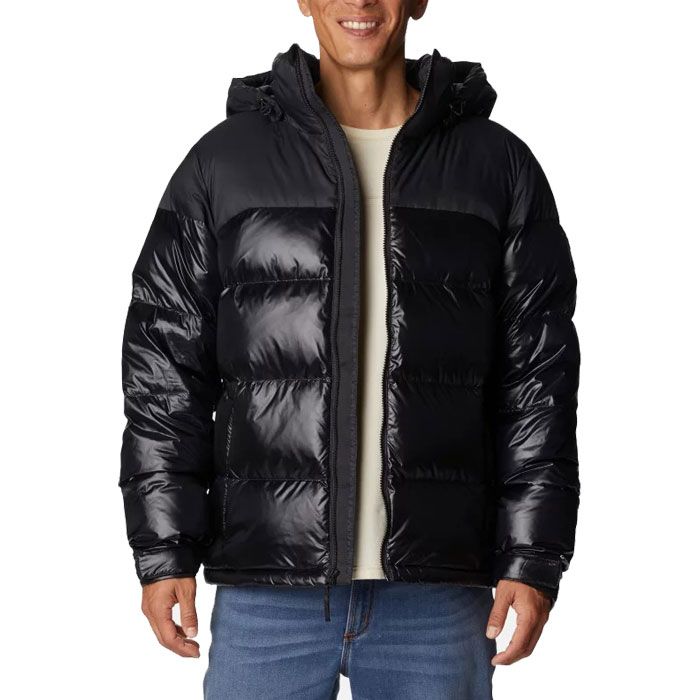 Black Heavy Puffer Jacket For Men