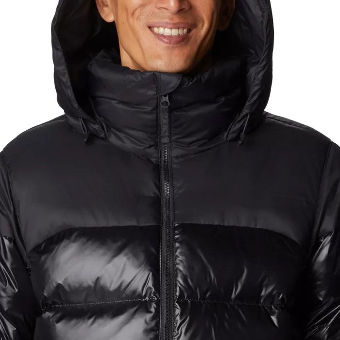 Black Heavy Puffer Jacket For Men