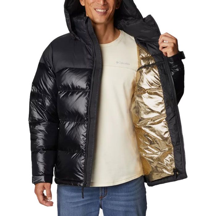 Black Heavy Puffer Jacket For Men