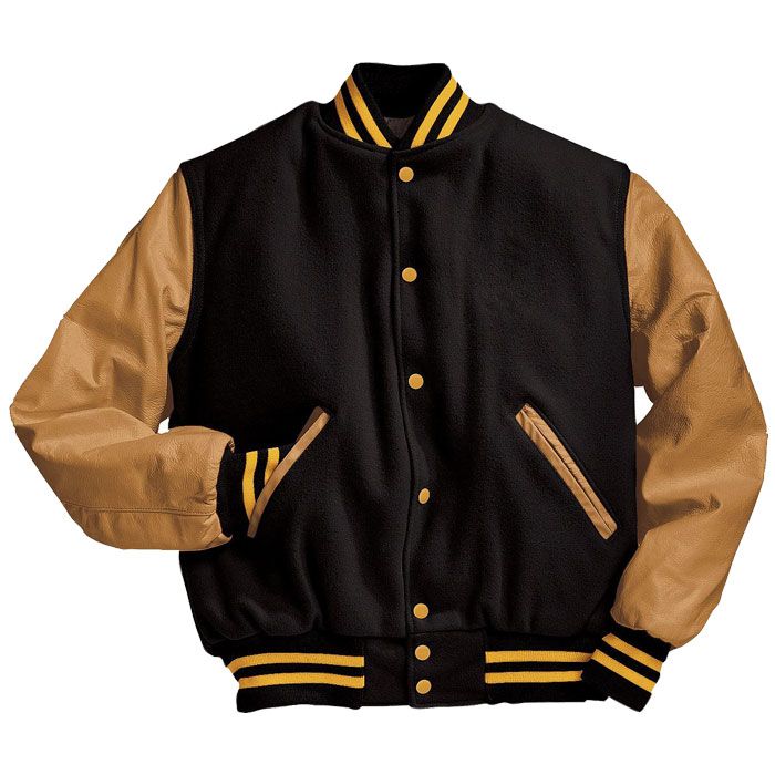 Black And Brown Varsity Jacket
