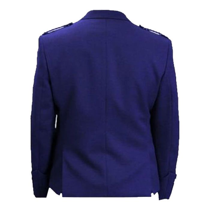 Blue Argyll Jacket And Vest Made To Measure