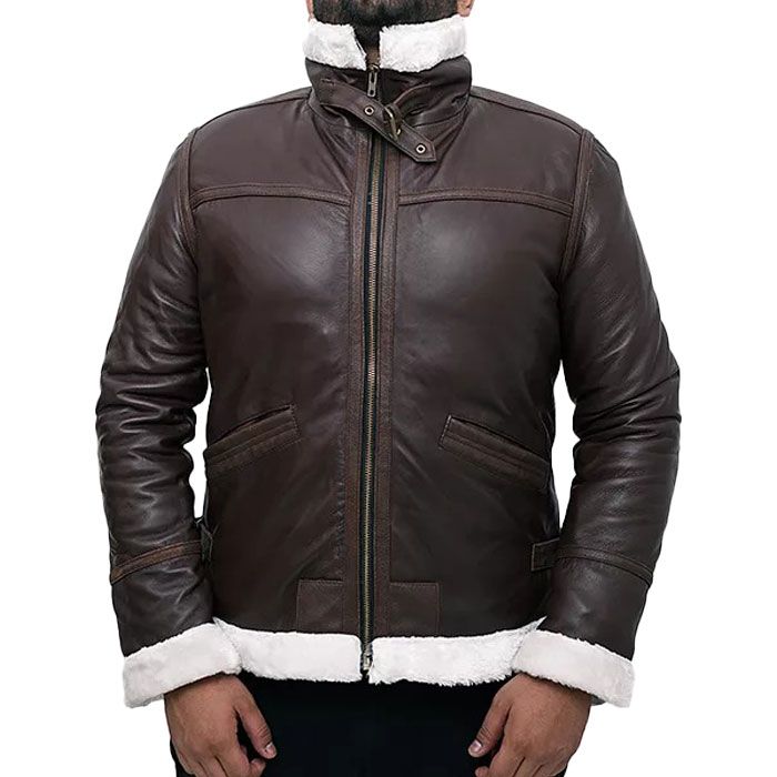 Classic Brown Aviator Jacket