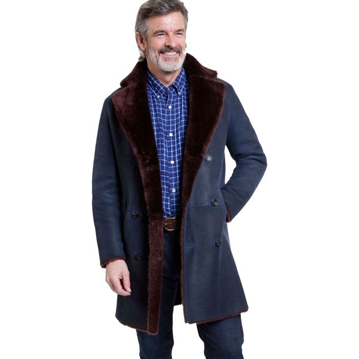 Gentlemen Reversible Shearling Coat