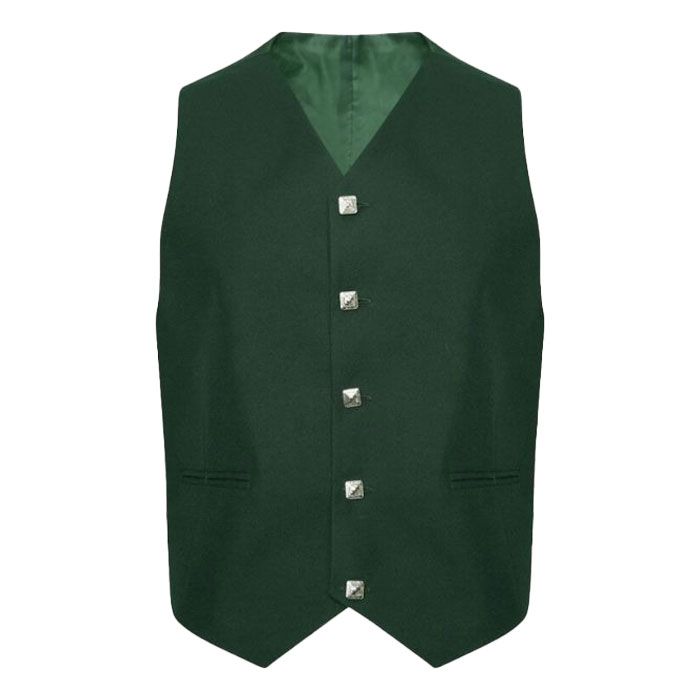 Green Argyll Jacket And Vest - Made To Measure
