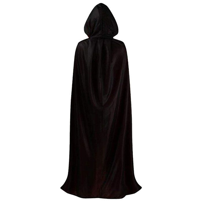 Black and Red Halloween Cloak Masquerade Party Cape Costume