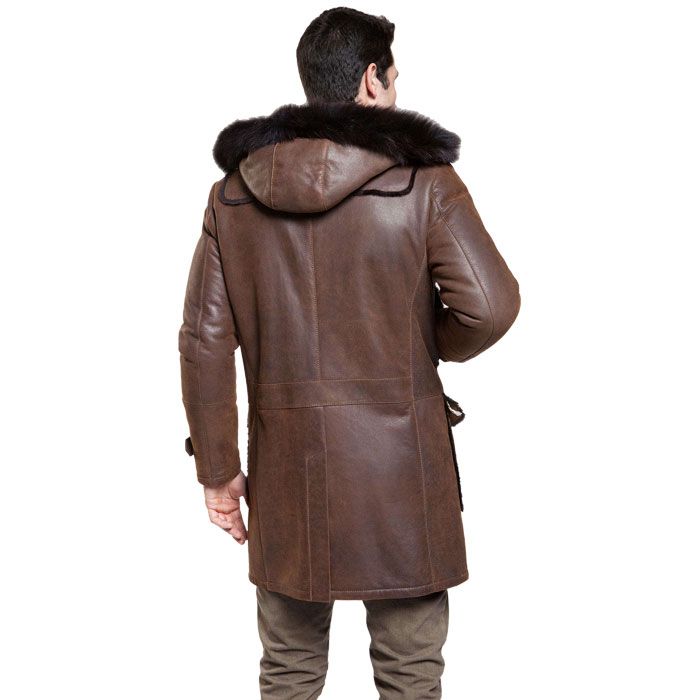 Hamilton Style Leather Shearling Jacket