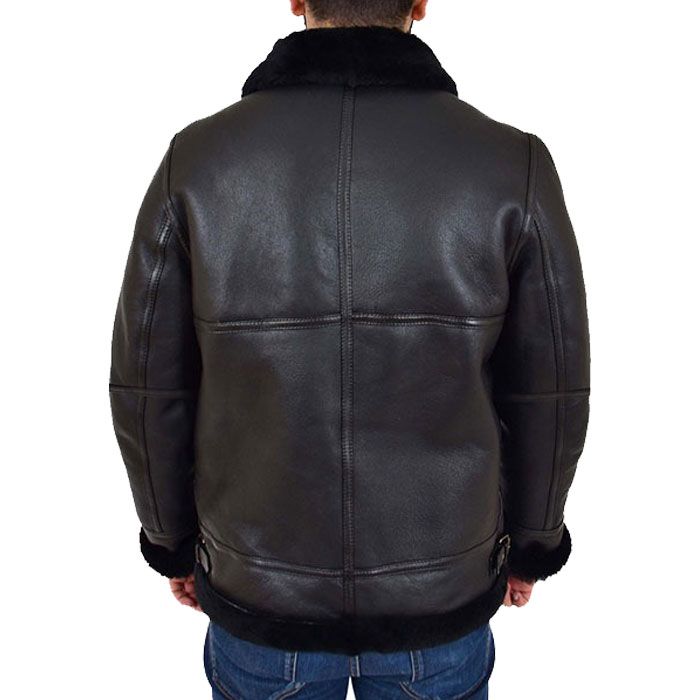 Jet Black B3 Bomber Jacket
