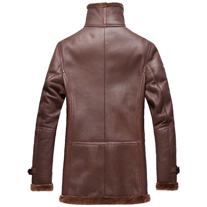 Double Breasted Shearling Coat