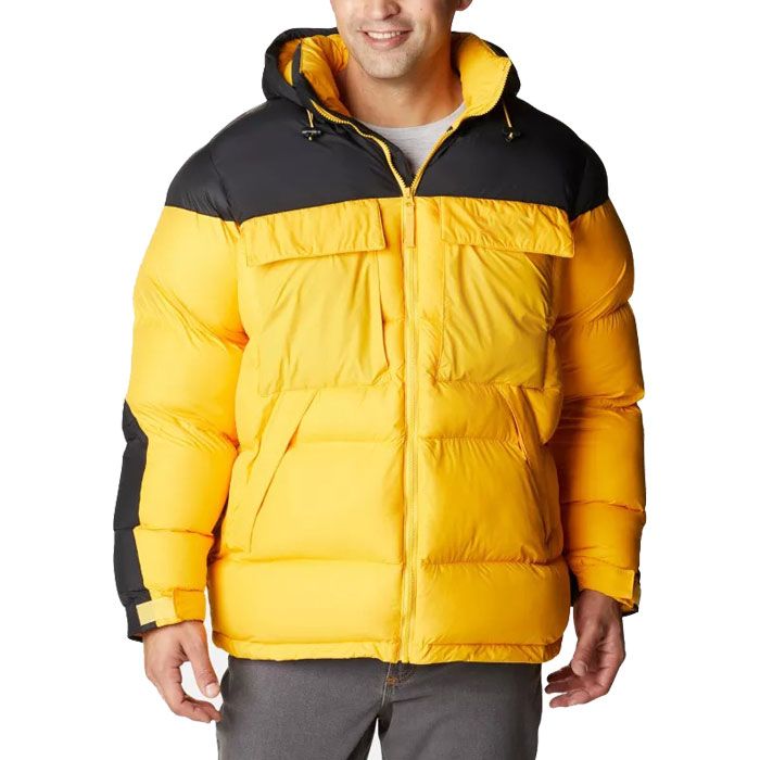 Men Puffer Jacket With 2 Front Pockets