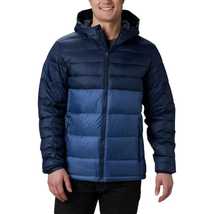 Men Puffer Jacket With Zip On Chest