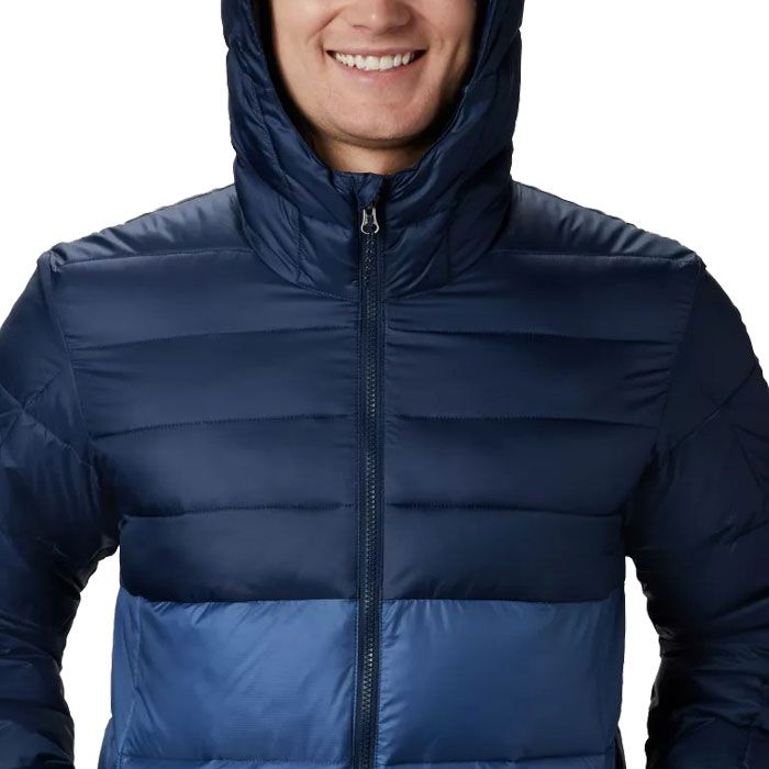 Men Puffer Jacket With Zip On Chest