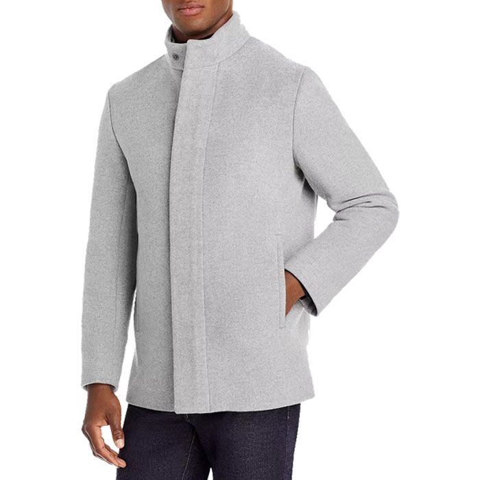 Men Winter Coat With Dual Closure