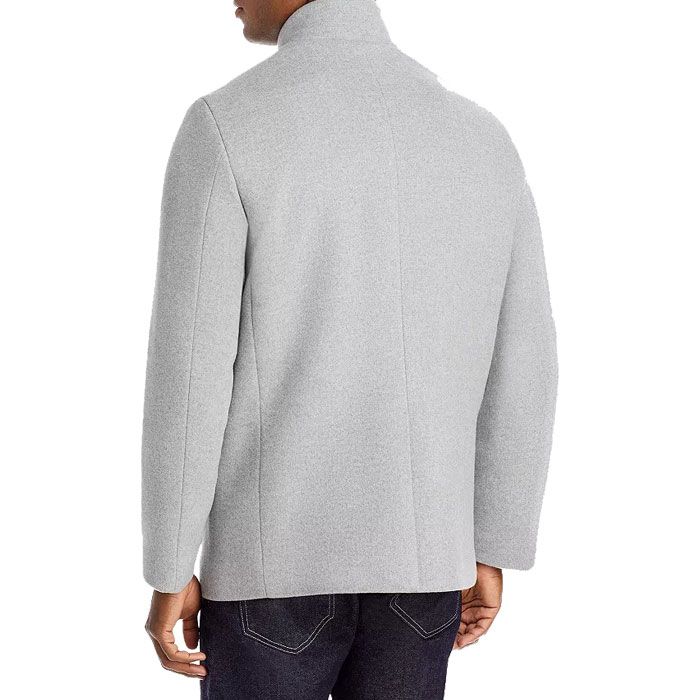 Men Winter Coat With Dual Closure