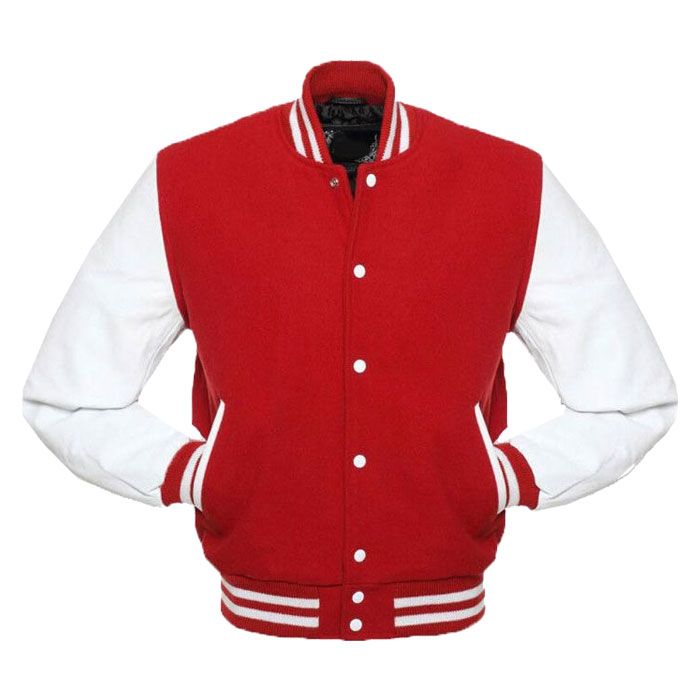 Original Wool And Leather Baseball Varsity Jacket
