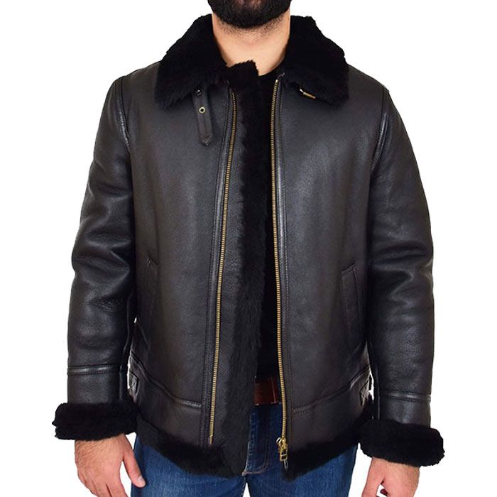 R.a.f Paddy Mystic Black B3 Bomber Jacket