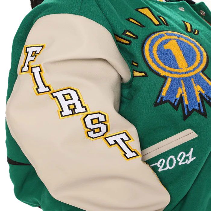 Women Patches Varisty Jacket