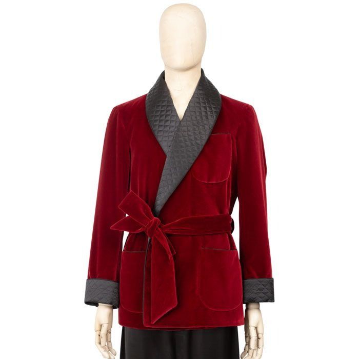 Women Red Velvet Jacket